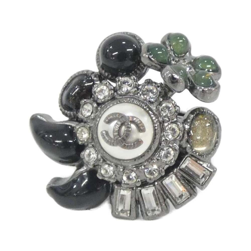 Chanel Ring Black And Clear Green #312583C78B